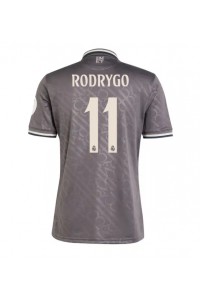 Real Madrid Rodrygo Goes #11 Voetbaltruitje 3e tenue 2024-25 Korte Mouw